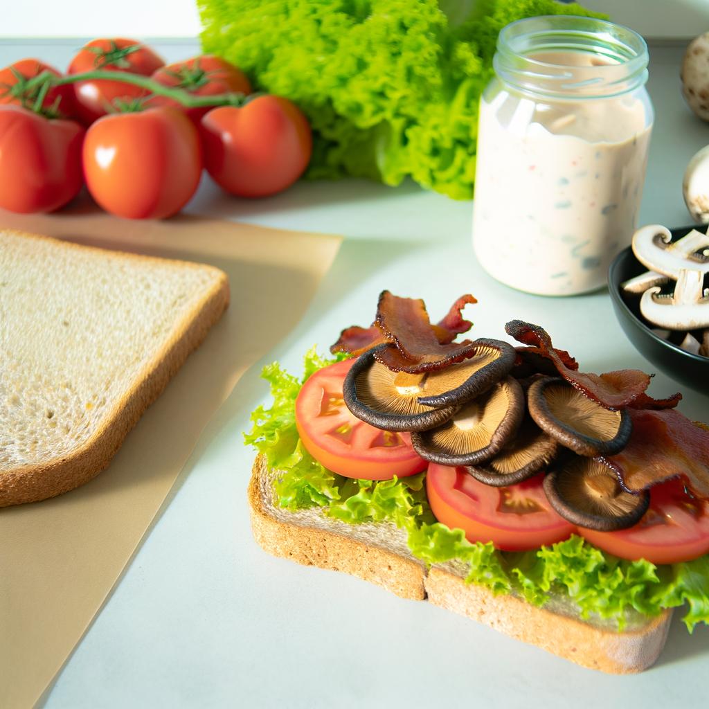 Delicious Vegan Shiitake BLT Sandwich Recipe for a Healthy Twist