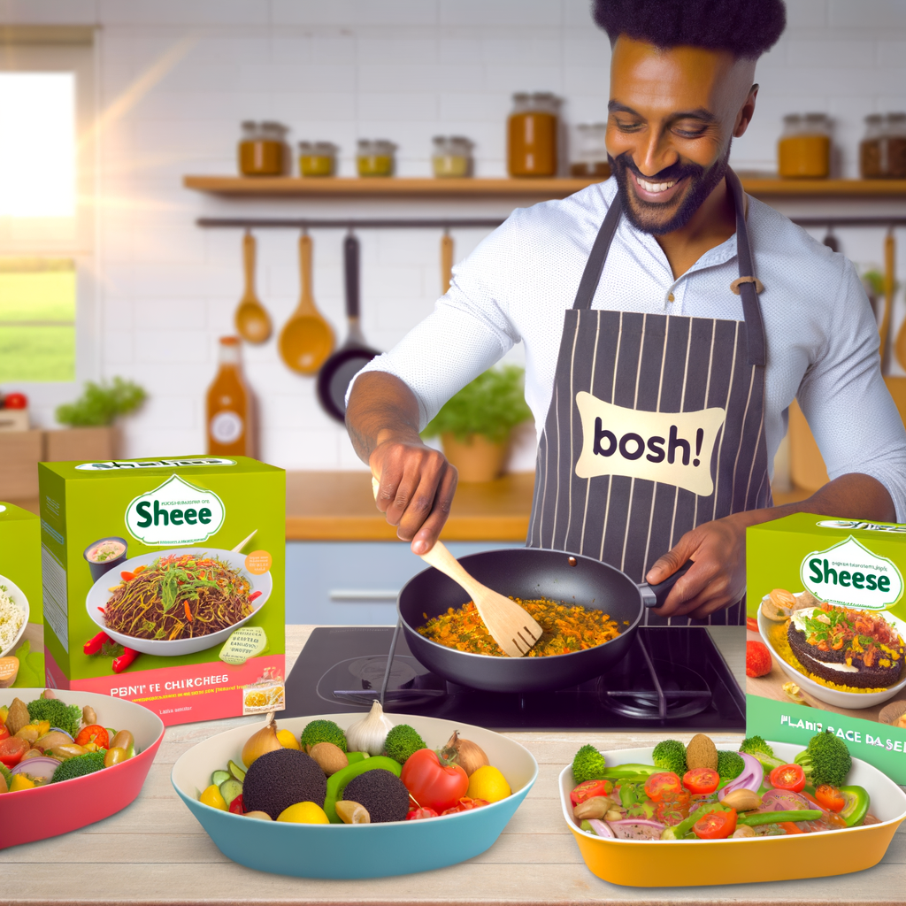 Plant-Based Dynamism: Sheese and BOSH! Unveil Four Innovative Recipes