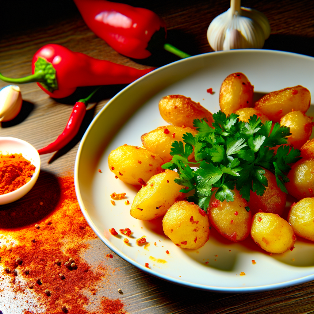 Delicious Air Fryer Spicy Potatoes Recipe for a Quick Snack