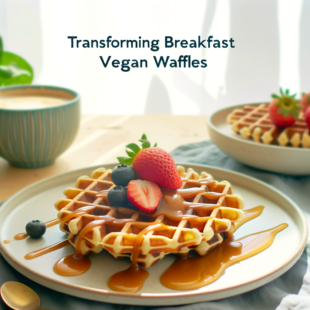 Delicious Salted Caramel Vegan Waffles to Transform Your Breakfast