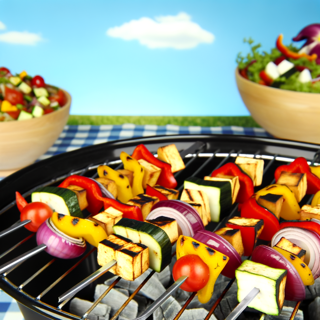 Delicious Marinated Tofu and Vegetable Kebabs Recipe