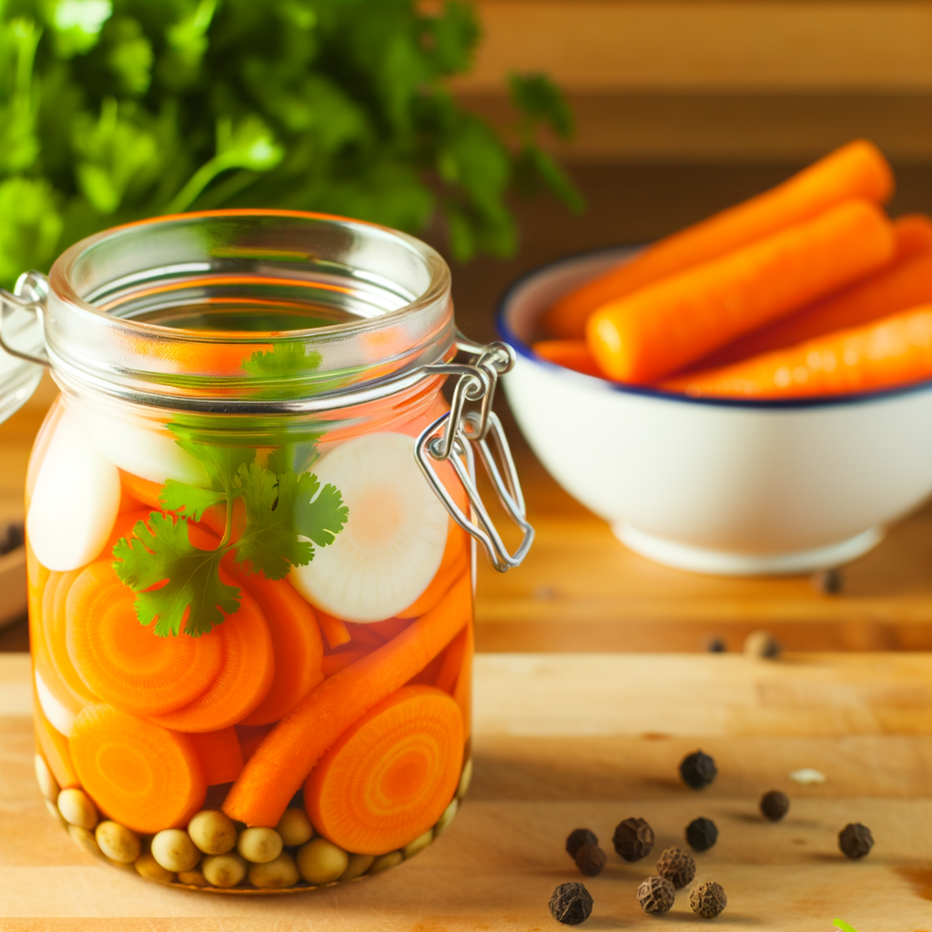 Easy and Delicious Quick Pickled Carrots and Daikon Recipe