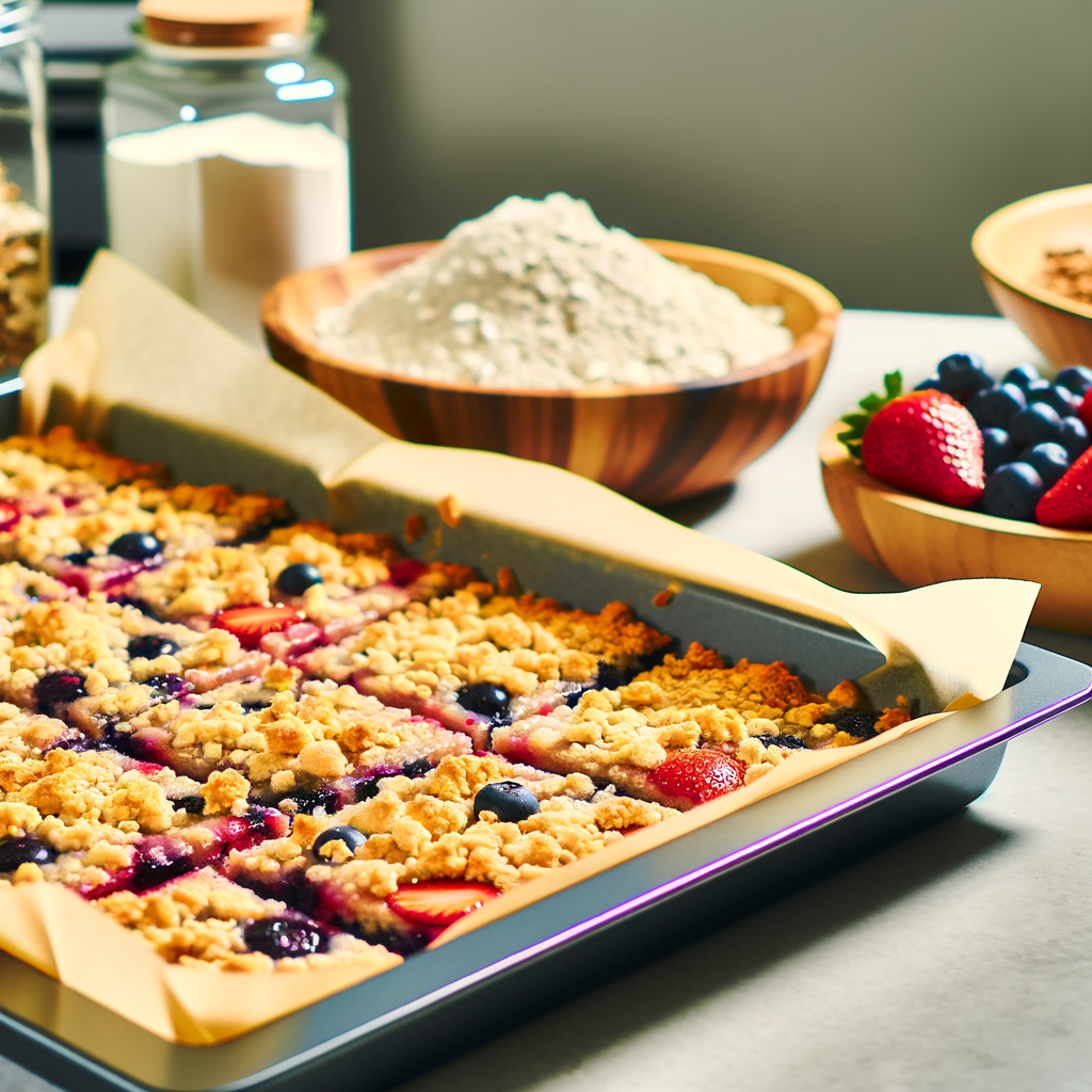 Delicious and Simple Vegan Mixed Berry Crumble Bars Recipe