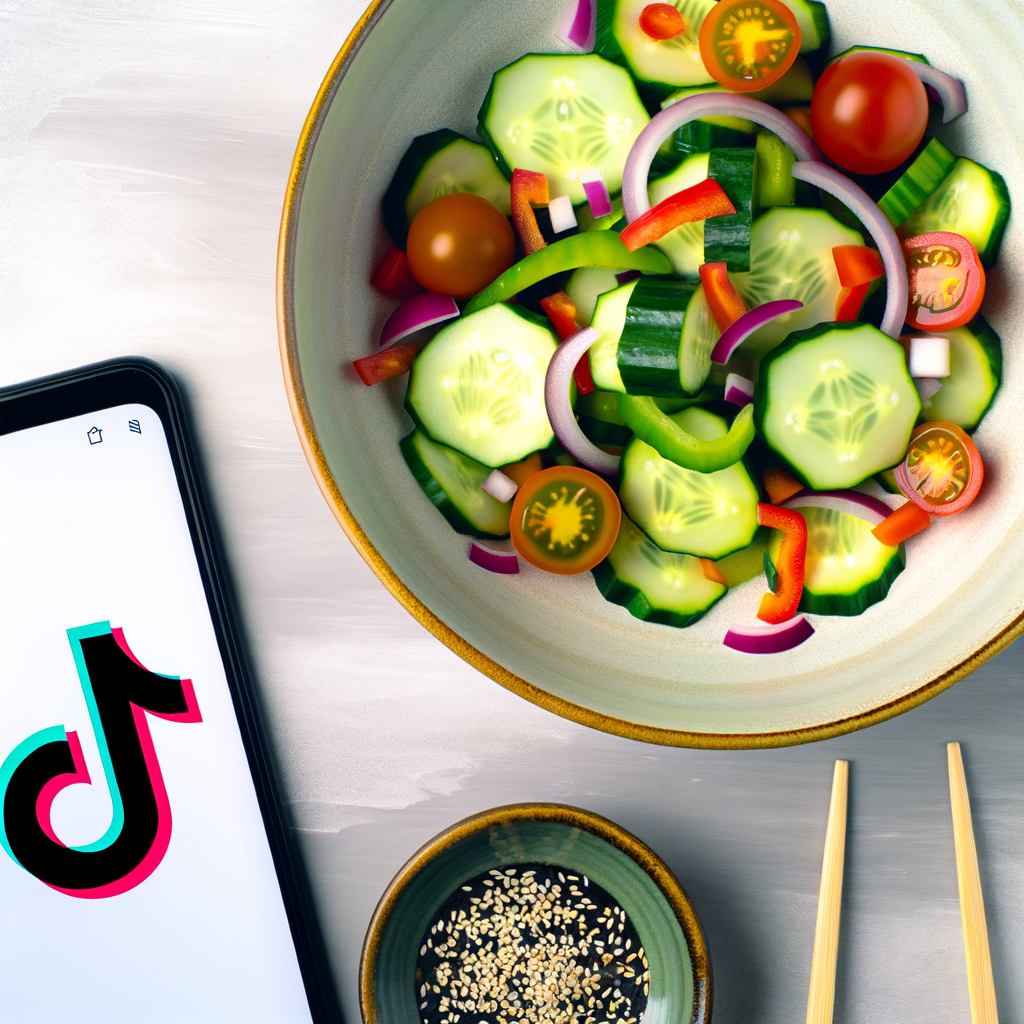 Discover Delicious Cucumber Salad Recipes Trending on TikTok Now