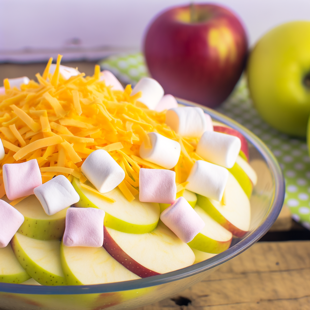 Viral Dairy-Free TikTok Apple Salad Recipe with Yogurt and Cheese